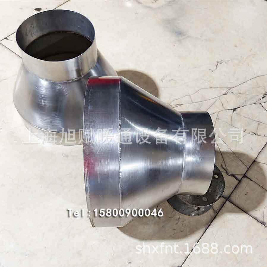 不锈钢焊烟接风管径管道大小新头风管异无品牌/径连接口镀锌排管