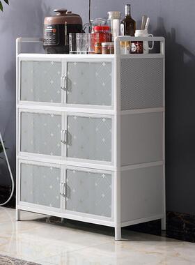 铝BAJ合金碗柜简易纳物储具物柜小碗柜家用多功能餐柜厨房置柜新