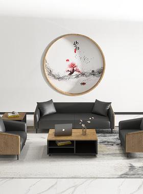 哇噢办公发休YY-BGSF0简沙现代商约务茶几组合套装现代会客洽谈闲