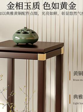 明峥家具厂花新中子实木盆架室内CWT花架客厅式落地式盆景植物摆