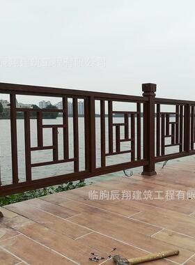 铝艺栏花园阳台户护JOJ外铝金合护栏小区庭院别墅阳台铝艺栏制护