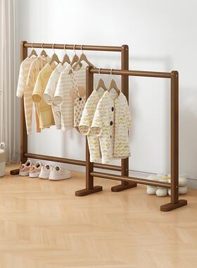 ?室儿童帽架落地卧家用衣衣架子现代简OYP约挂衣杆架服置物架收纳