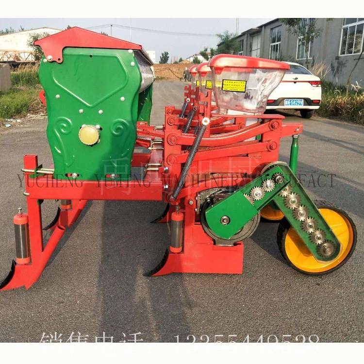 农用免耕2BFX-3悬浮六连杆玉播种米苞机米一大豆种植机播种施肥体