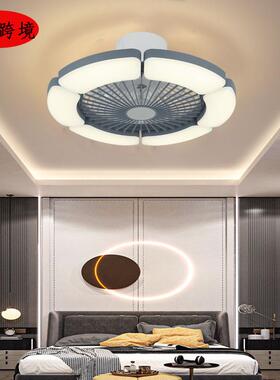 顶新款卧室27441扇六灯瓣花型LE风D简约吸风扇灯