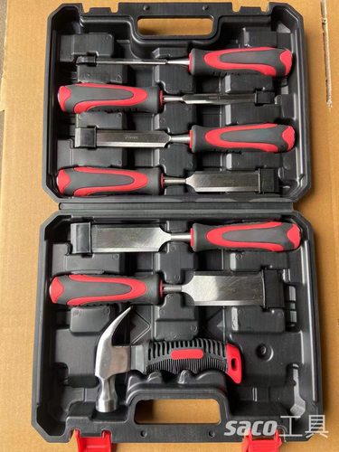 耐敲击铬钒钢扁凿六件套