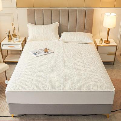 裙全棉床笠带a边加厚夹棉纯棉防滑花边li1427款床罩套类母四婴级