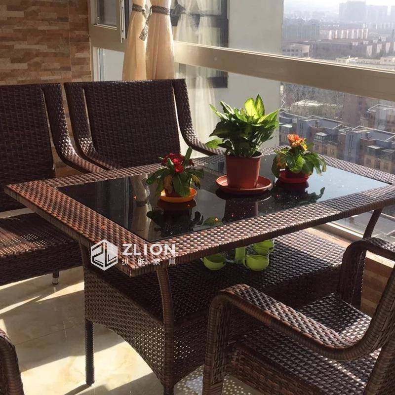 户外网5-28-2红椅庭院花园休闲室外桌防水防晒椅藤桌椅台茶桌组阳,商业/办公家具,商用藤编家具,淘宝优惠券,粉丝福利购,淘宝优惠卷