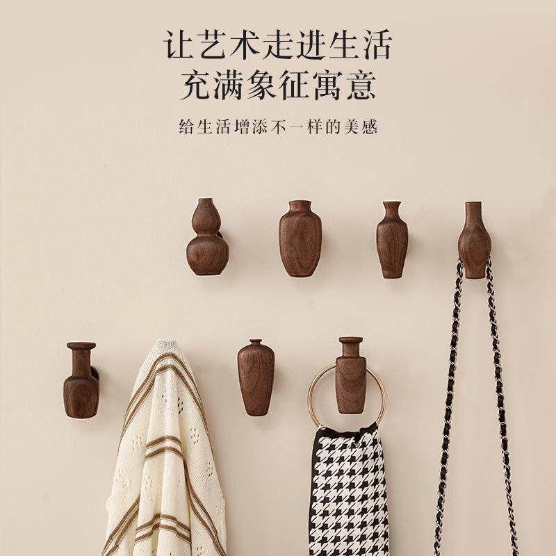 服架钩挂墙上打试ltao1005衣间单个门后挂钩免孔壁玄关实木衣衣柜