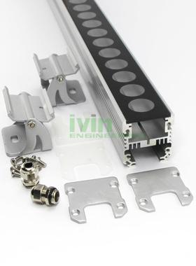 4549洗壳墙灯外线条灯AWH-4549外壳线吊灯外LED洗墙灯套壳件硬灯