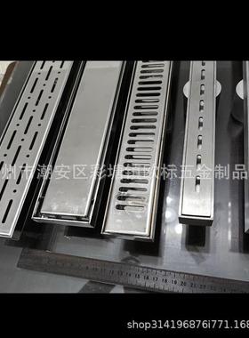 304不锈浴室防臭地漏钢浴条形淋房卫81806生间隐长形排水防溢水阳