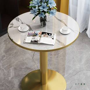 商简桌约现代洽谈小圆桌休闲桌务办公室接圆待会议桌小985户型形