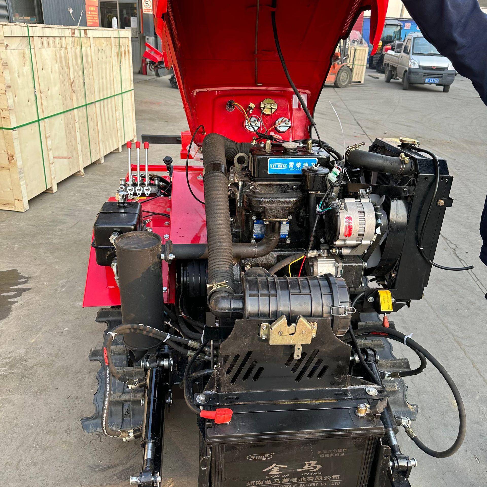 工直KGR售河北小型带旋耕机35马水厂旱两用拖履拉机农用管理力机