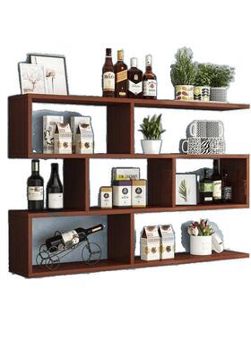 墙置物架书架简约墙面隔FYY吊柜柜办公室装饰卧室客厅断挂墙式上