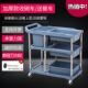 餐厅上菜推车酒店收餐车三层小手推车收碗车垃多功能塑料餐厅饭店