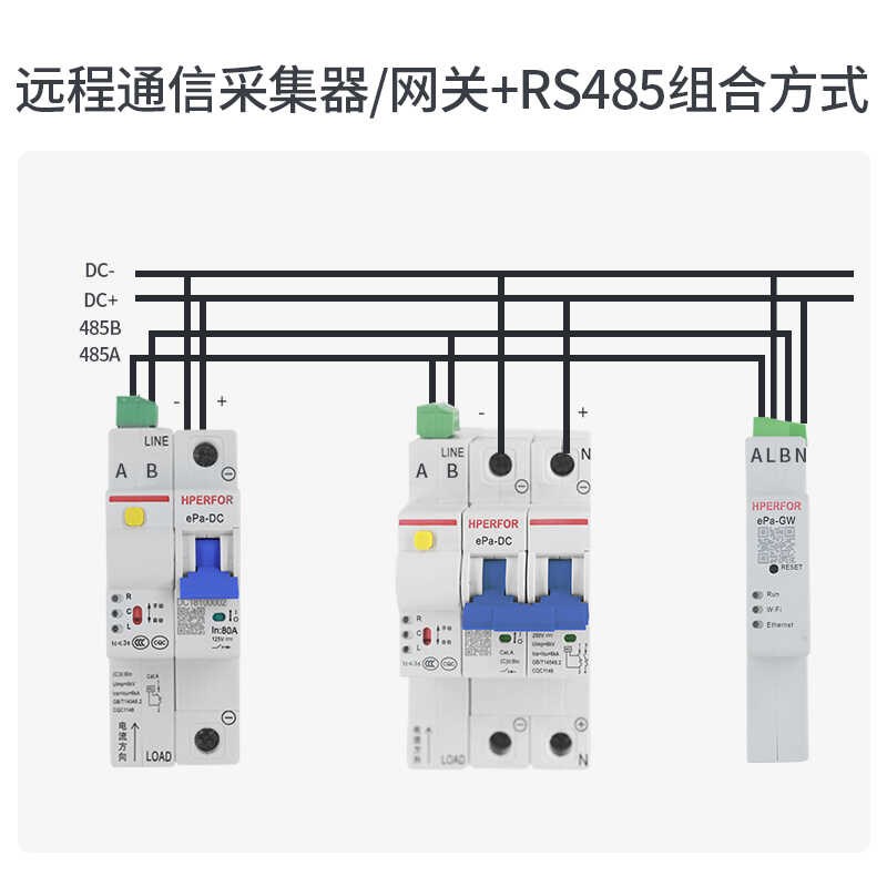 8V-20V直流串口RS85物联网数字智能断路器空开光伏电池管理