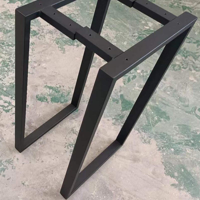 定制 铁艺不锈钢桌腿桌脚支架办公桌脚茶几脚吧台腿餐台脚金属桌