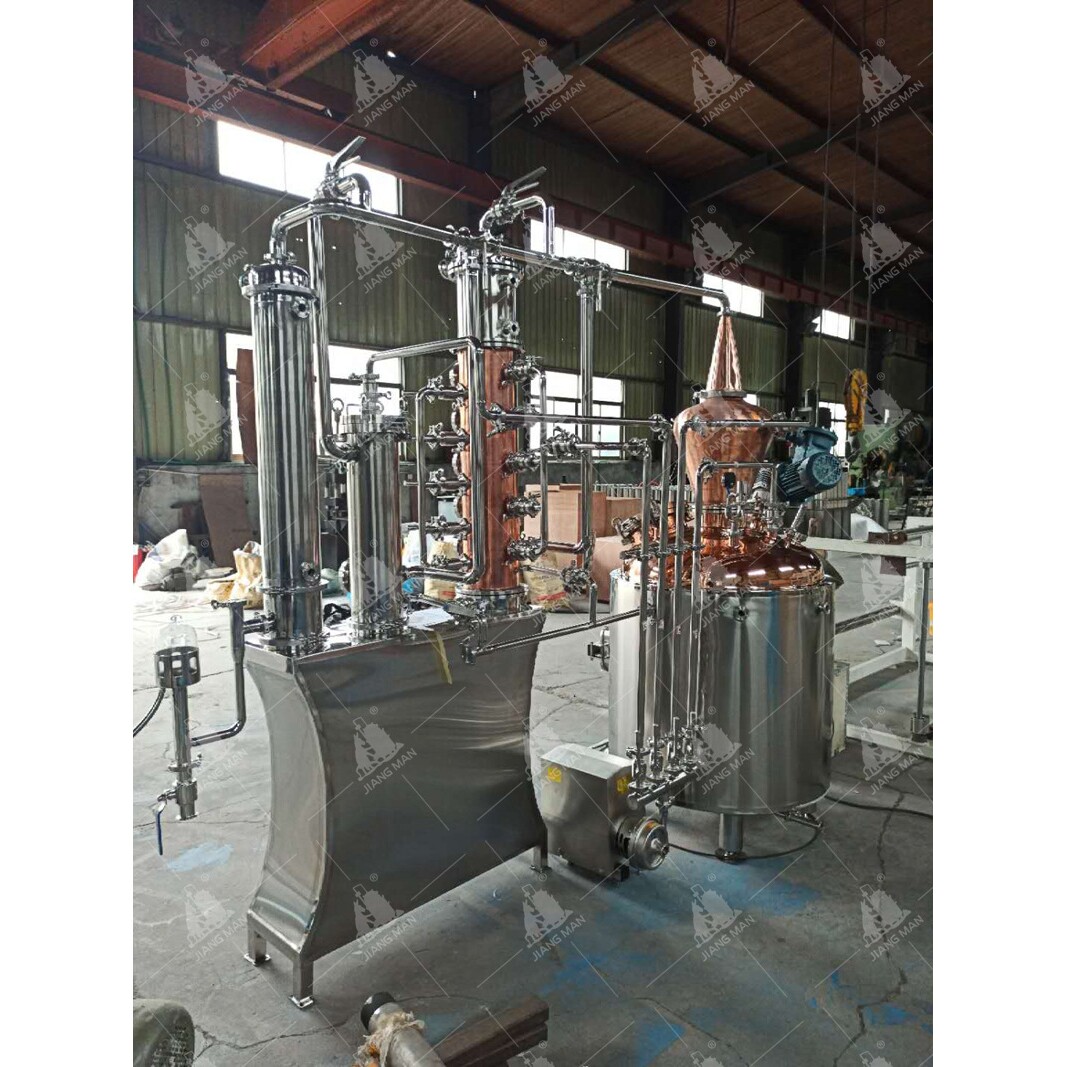 【厂家直供】紫铜酿酒设备威士忌金酒白兰地蒸馏器紫铜蒸馏设备