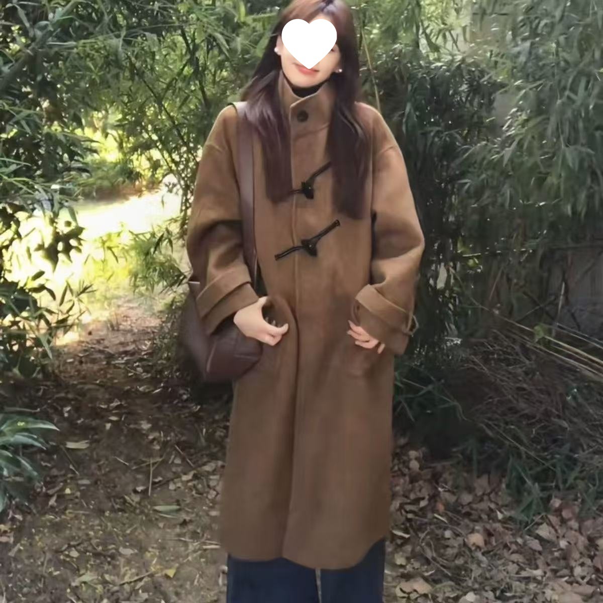 韩系呢子大衣女2025秋新款毛呢外套小个子赫本风高级感气质正流行