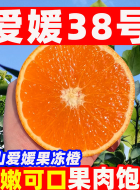 眉山爱媛38号果冻橙新鲜水果鲜嫩可口果肉饱满当季现摘