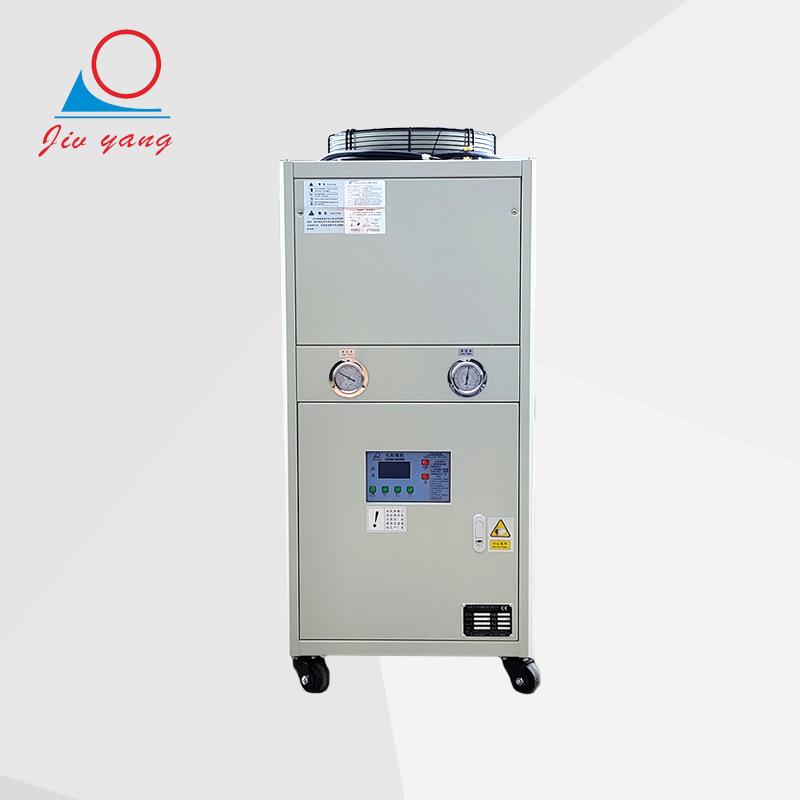直组销JC-10A久阳风冷式工业冰水机小制5HP冷型冰水机锌电镀冷水