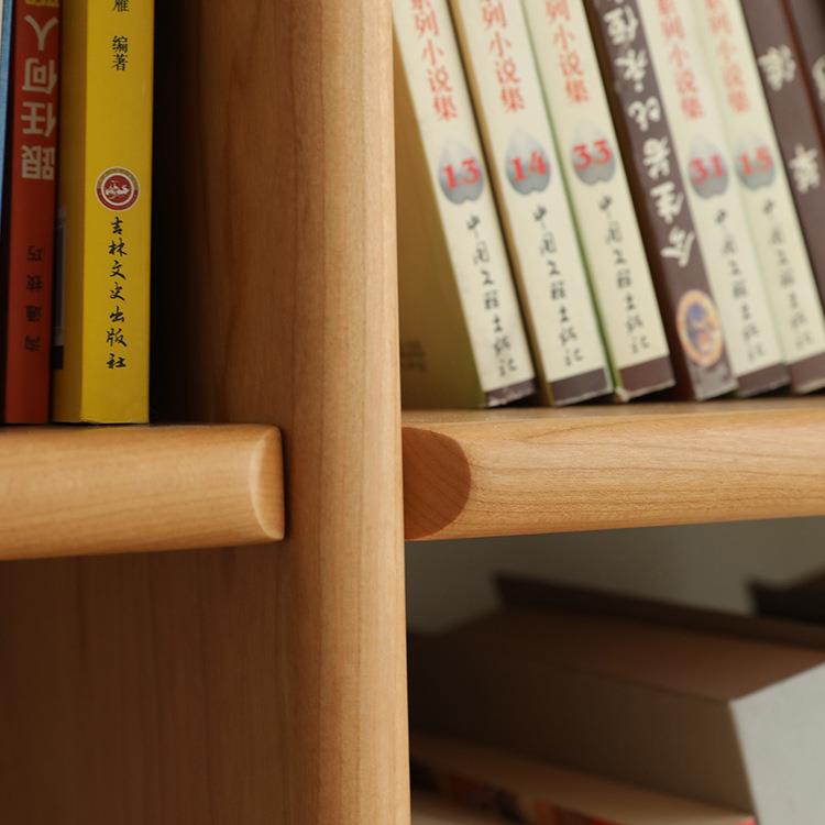 明峥家具子厂实木书柜落地置架满墙书柜UYV物体靠墙储一物柜组合