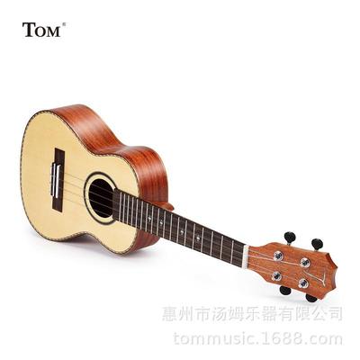 单TOMTUC20板尤克里克里初学者乌丽丽8196小吉他云杉木ukulele23