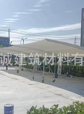 膜字结5646构桩新能源汽车车光棚七型汽车新能源充电雨棚伏板棚