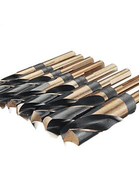 12套mm-40mm1RTK柄/2开不锈钢直钻头小柄麻花钻HSS木工8件木盒孔