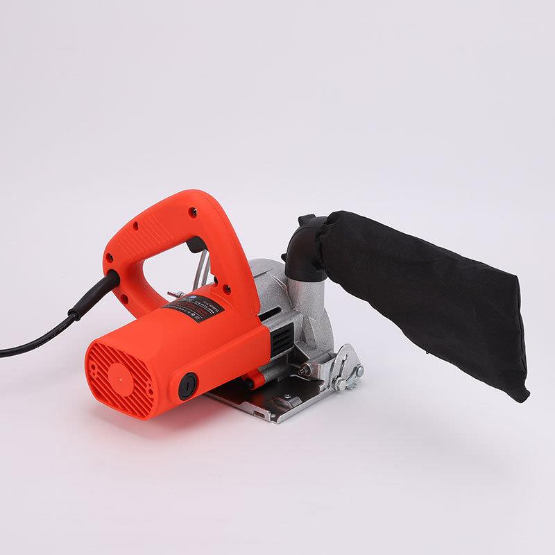 大功无258切割机家用小型锯工手提木石尘材云石机电锯多功率能开