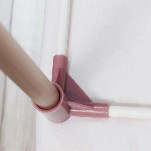 蚊帐支架落件配坐床/+FTbMZF三开门杆子拉链方顶不锈钢粗加加厚1.