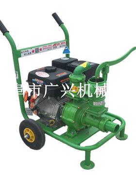 直手SOY抬轻便23寸抽水泵涝灌溉汽油水泵170F寸自排吸式联排污泵