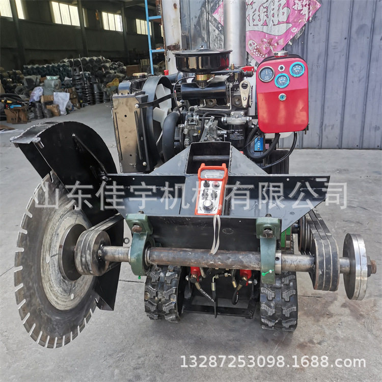 混凝土公路手扶路面切割刻纹机