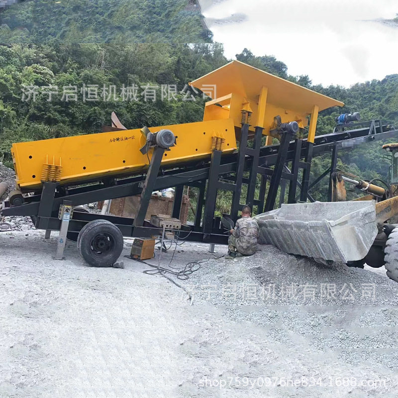 大型河道无轴滚筒振动筛