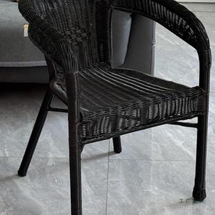 老人藤椅70到80年岁手工编制户室内外藤编椅阳台休子闲BKZ桌椅靠