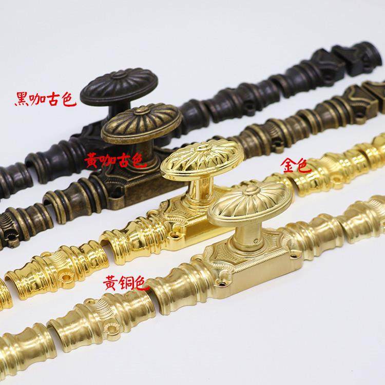 南瓜头SY9020金色五天地锁拉手婆柜浴室柜外门拉手家具金配件