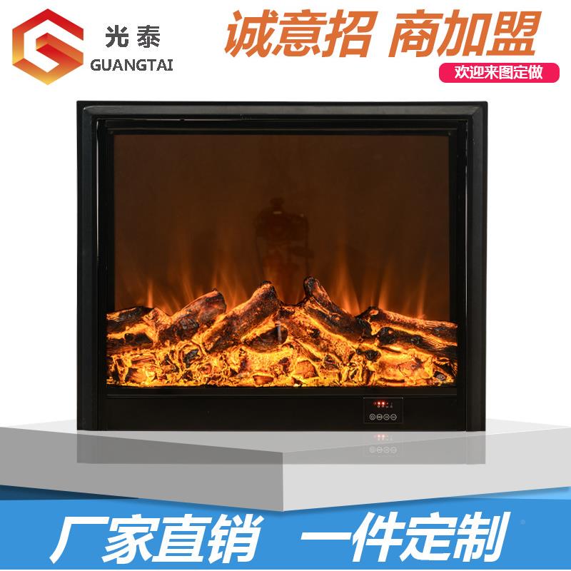 炉壁芯异形家用电欧装饰壁炉仿真无品牌/美火崁入式别墅取暖壁炉