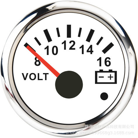 52mm七彩灯指针电压表9-32V