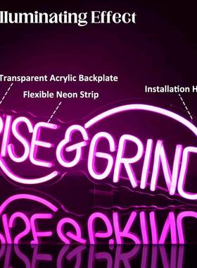 墙面酒吧室内装饰亚克力发光广53450告字母霓虹造灯型灯l牌ed灯