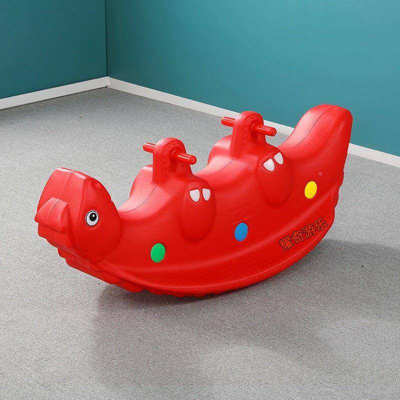 双人板跷跷板.具幼儿儿童塑料123玩.双人动物翘翘.木马园摇马摇摇