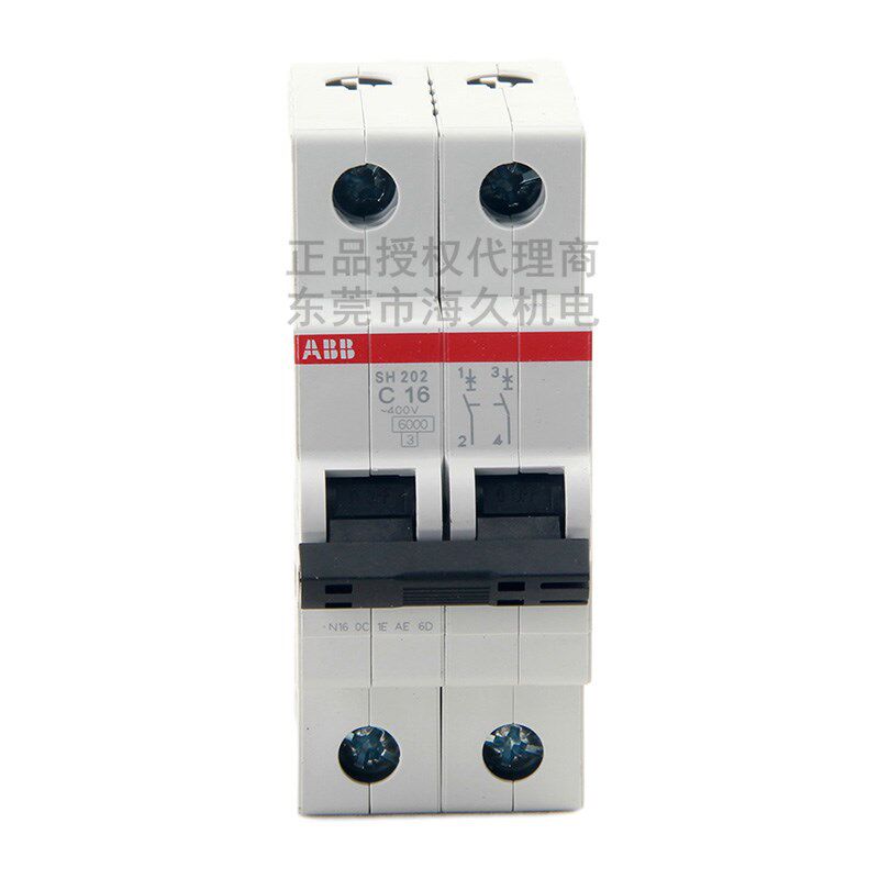 ABB低压开关SH200系列交流断路器SH202-D6;2CDS212001R0061