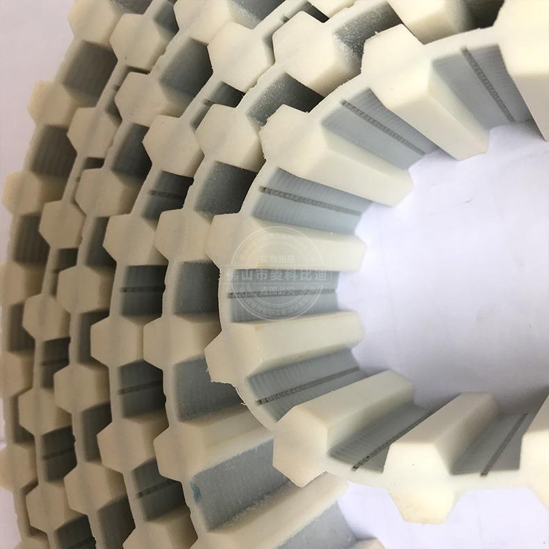 PU聚氨酯同H步带无双缝面齿T20T20X14S1M4MAT15齿加布同步带