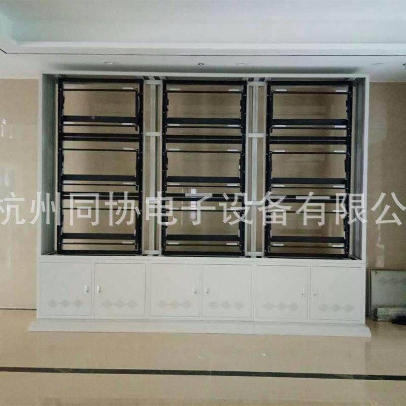 监控电视墙监控机柜作台网络56370设备安装防监控操台拼电视墙柜