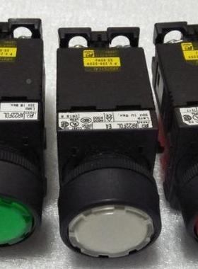 富凸头士AR22EO复L带灯按钮R22EOL-11M3Y自位LEAD294红黄蓝绿白橙