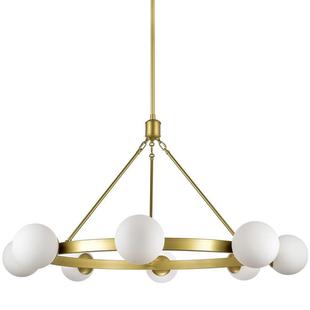 玻璃球长形圆吊灯loftBK3035美形方式 乡村复古业风客厅餐工厅