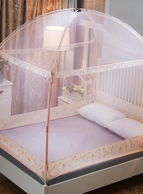 蒙古MB1688KH蚊帐家有用.包米支架三开门防摔底床单双人.学生宿舍