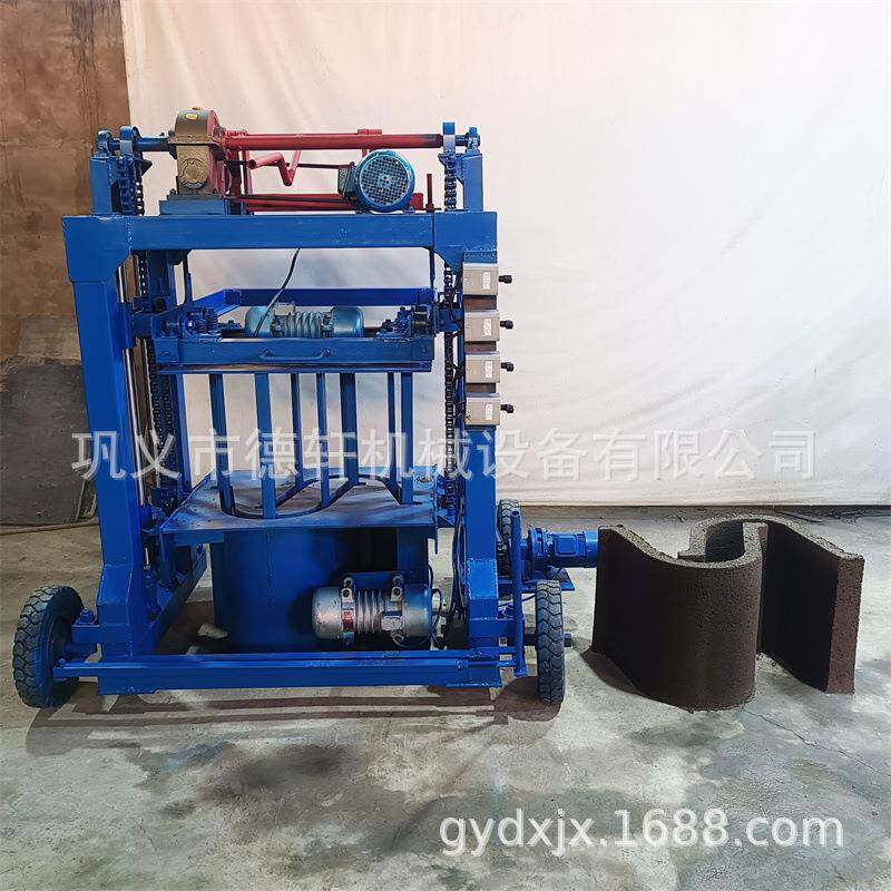 小4-35井机实心空心免烧砖机全自动小型手动水型混凝土筒泥打砖机