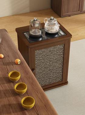 动家用茶桌茶台客厅角移机几小茶水车沙发边几LUZ茶几泡茶吧烧壶
