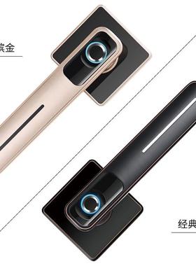 球形新智能执家手纹锁室内房间门用卧室木门办公室门K202圆头指锁