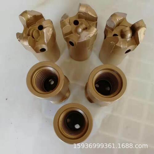 φ65 三翼金刚石复合片  PDC 探水钻头 煤矿用效率高 进尺快
