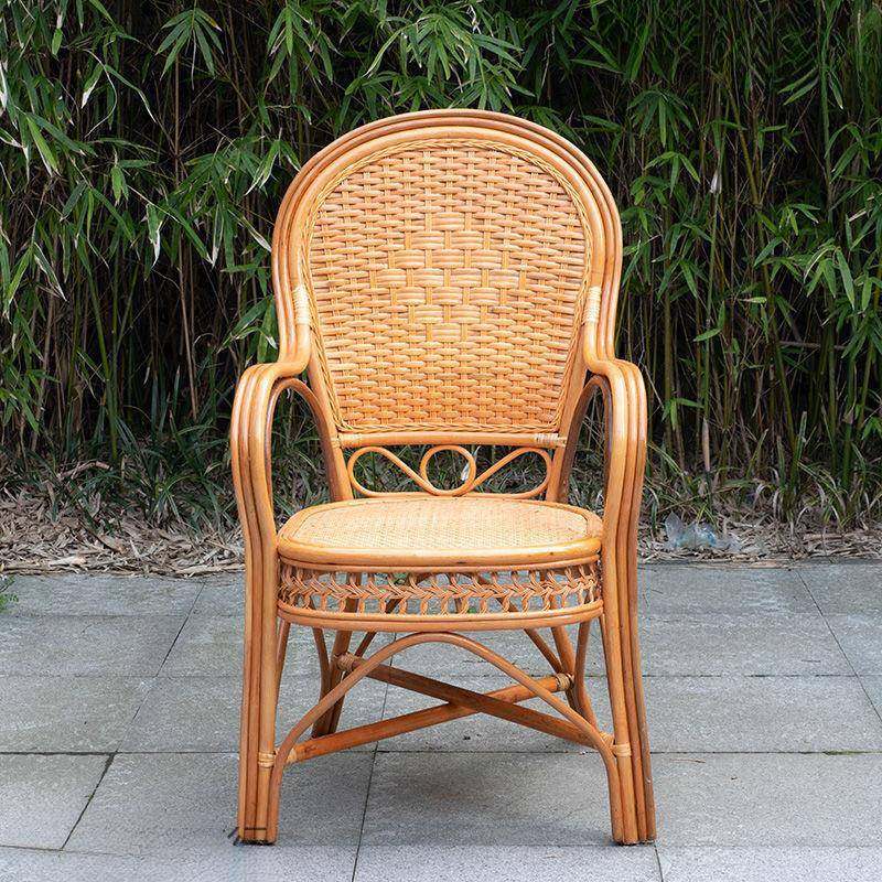 藤椅背阳台椅老人靠椅子家用天然物真藤桌编织YWP扶手藤条腾椅植,商业/办公家具,商用藤编家具,淘宝优惠券,粉丝福利购,淘宝优惠卷